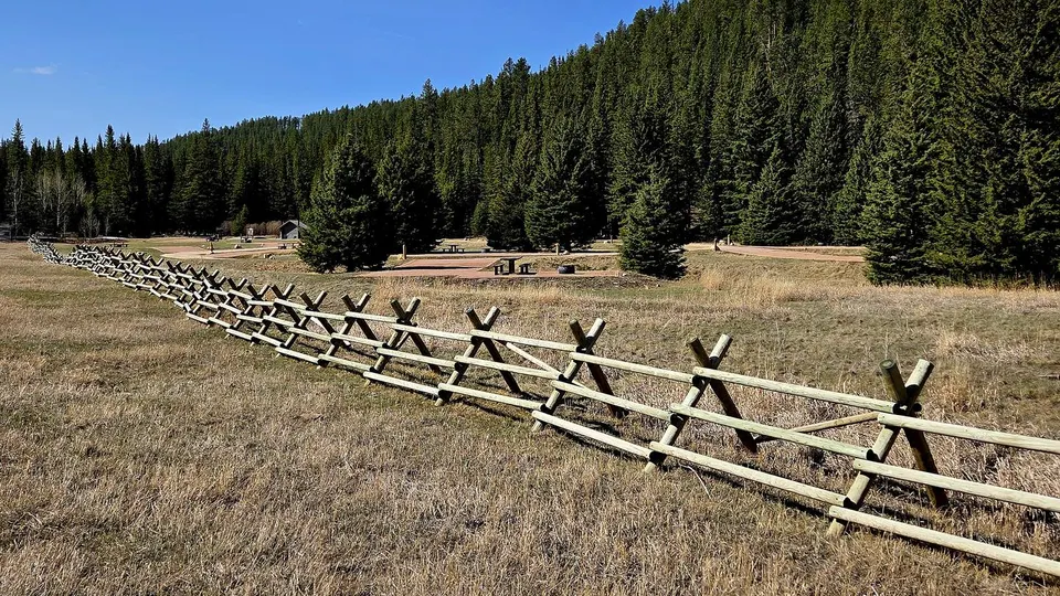 Ditch Creek Campground fence