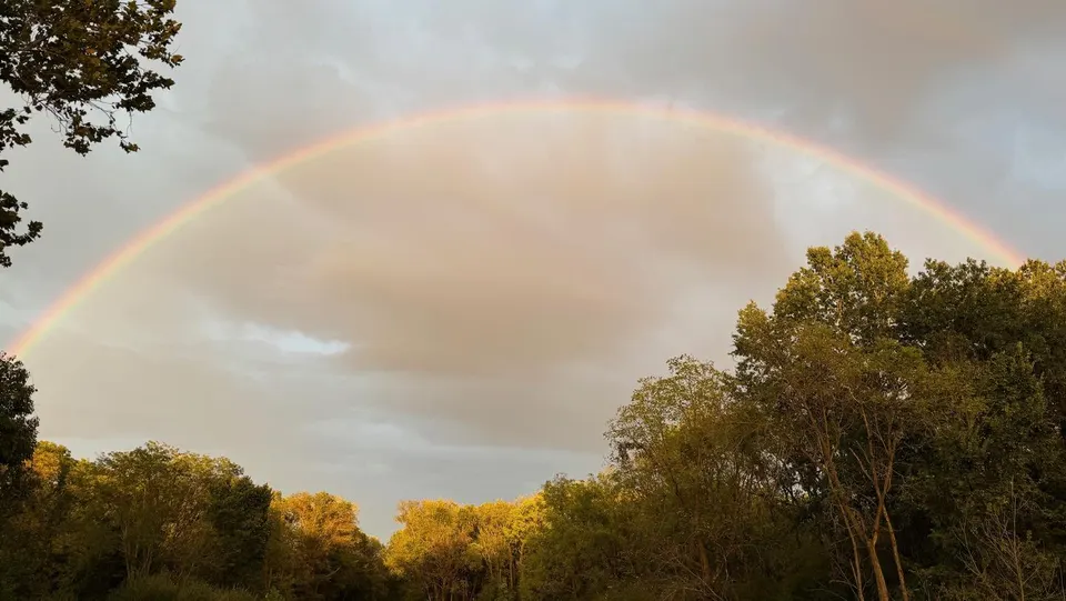 Rainbow Over North Sandusky Campground.