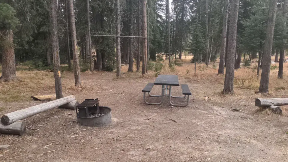 Accessible toilet at Burgdorf Campground