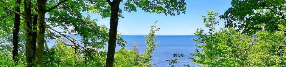 Scenic view of Lake Superior